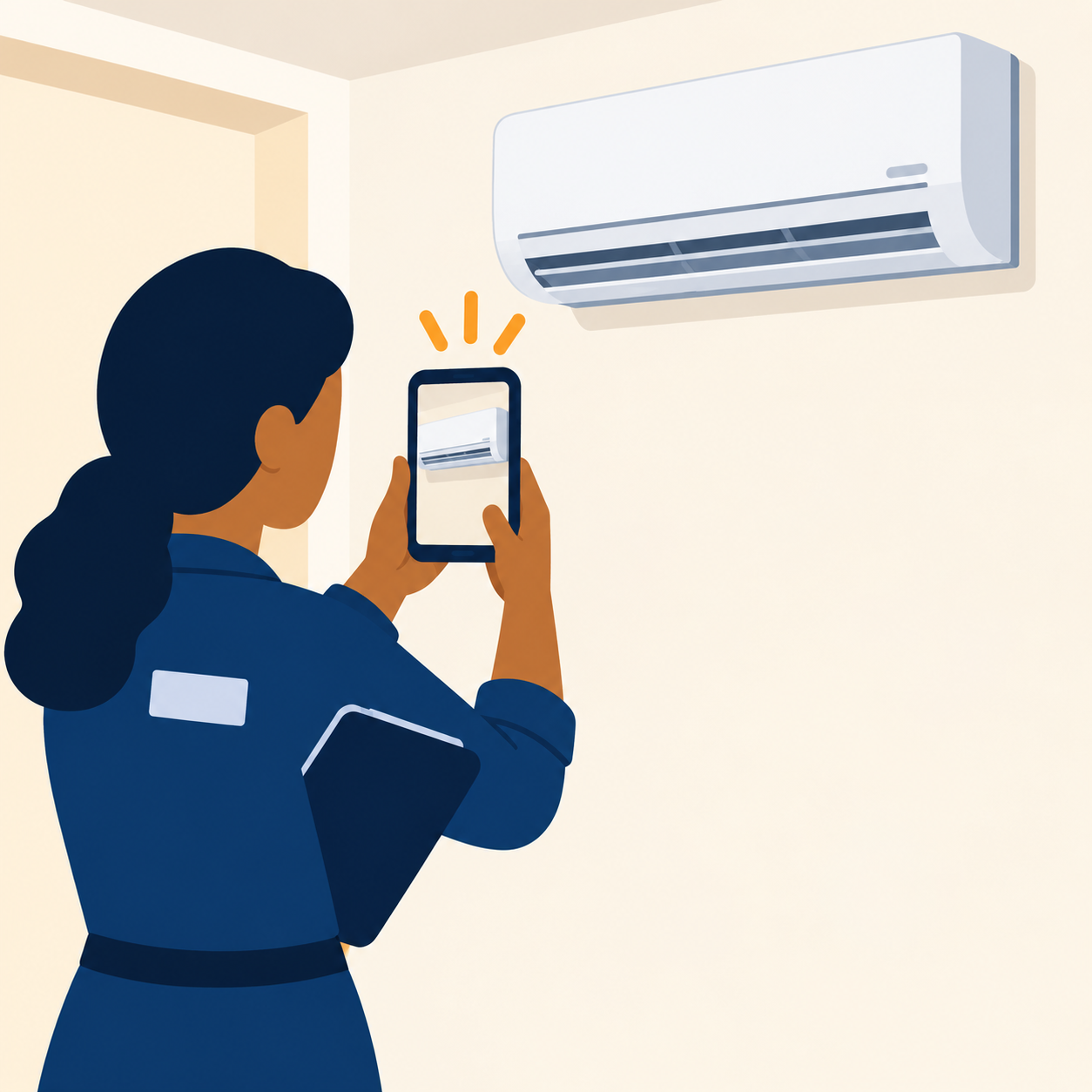 Air conditioner illustration